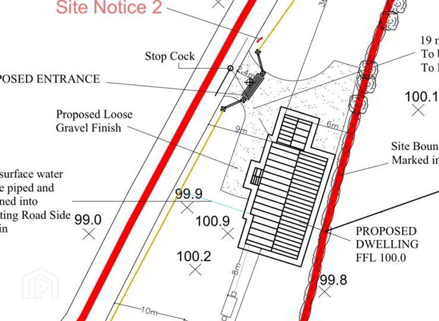 Site, For Sale With Full Planning In Derryconor