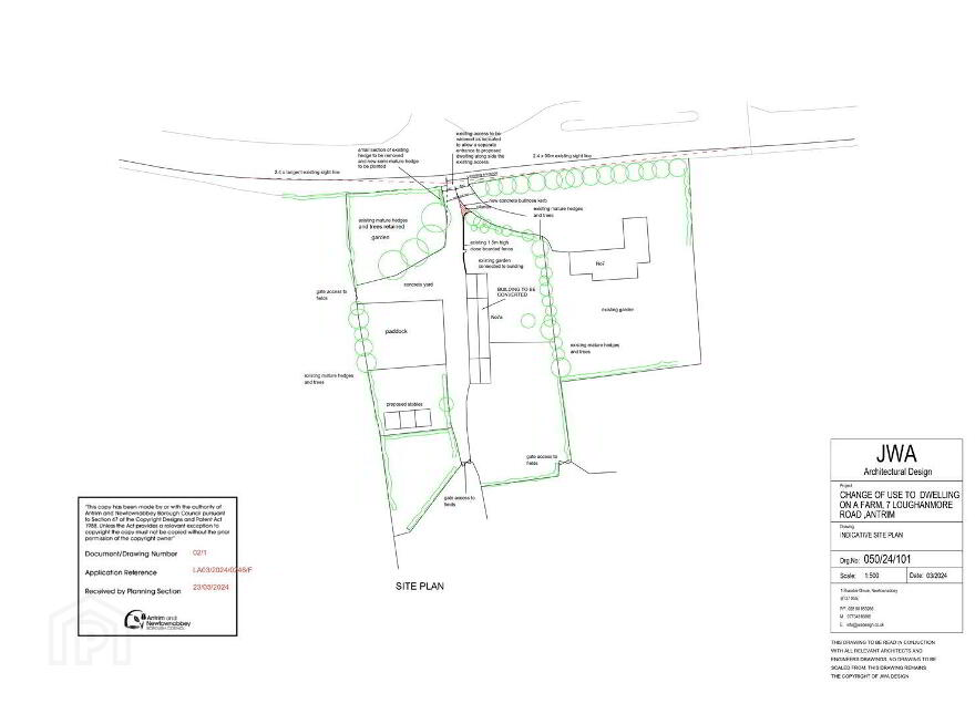 Building Site/ Restoration Project Adj. To, 7 Loughanmore Road, Dunadry, BT41 2QP