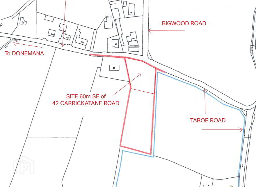 60m SE Of 42 Carrickatane Road, Donemana, Strabane, BT82 0PF