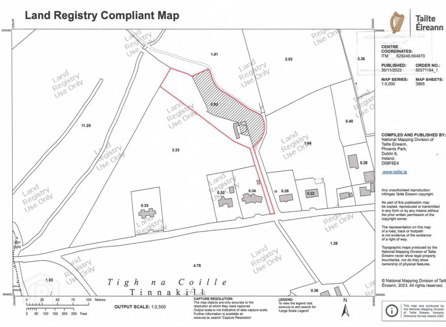 42.5 Acres +, Derelict Cottage, Tinnakill, Camross, R32XV61