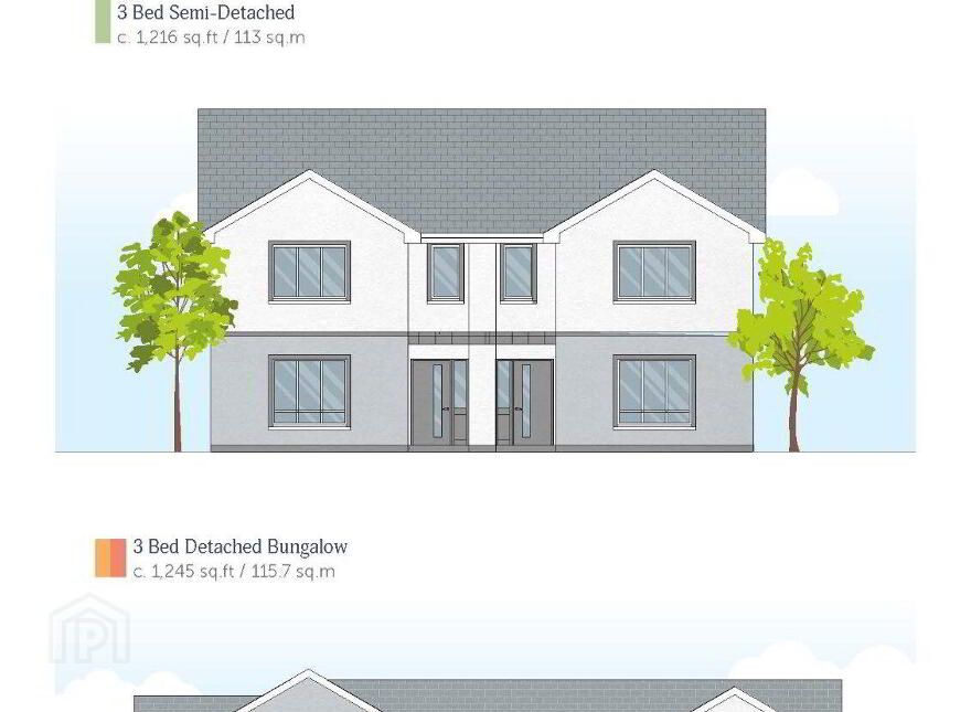 4 Bed Detached Bungalow Type D, Turner Way, Coolcotts Lane, Wexford Town