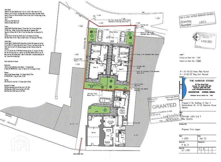 Two Detached Building Plots To Rear Of, 14-18 Toberwine Street, Glenarm, BT44 0AA