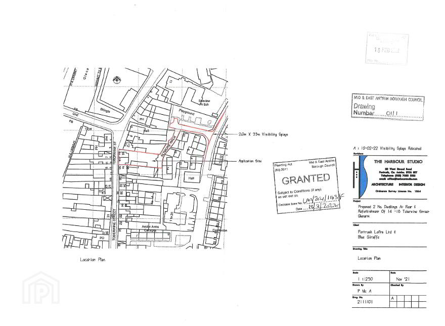 Two Detached Building Plots To Rear Of, 14-18 Toberwine Street, Glenarm, BT44 0AA