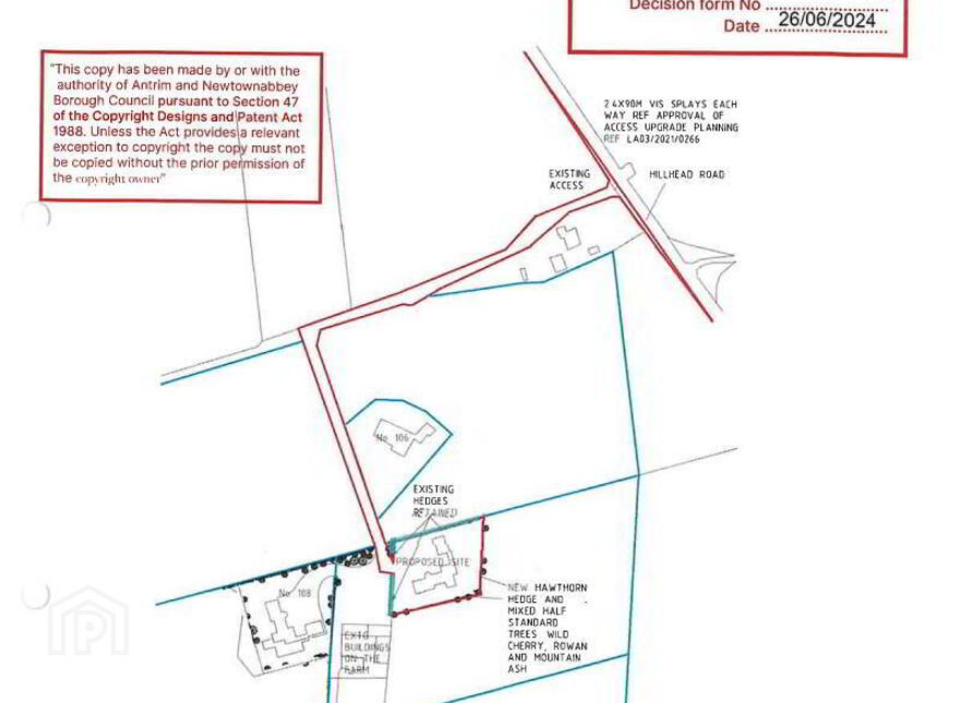 Building Site, 106 Hillhead Road, Ballyclare, BT39 9LN