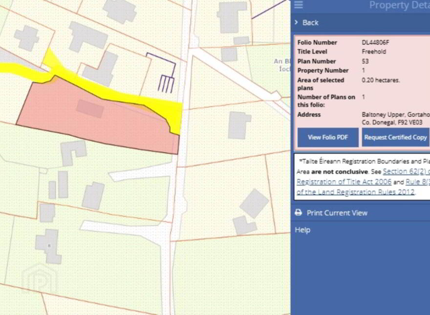 Baltoney Upper, Gortahork, F92VE03