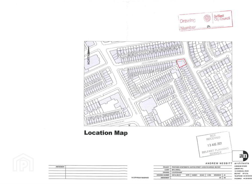 Site At 47 Jocelyn Avenue, 61 & 63 Euston Street, Woodstock, Belfast, BT6 9AF