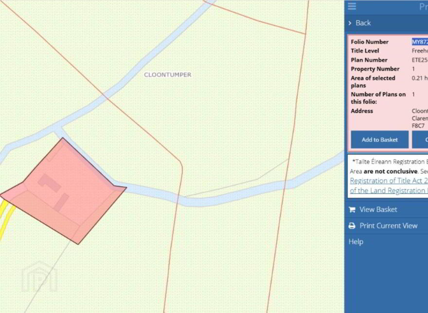 Cloontumper, Bekan, Claremorris, F12F8C7