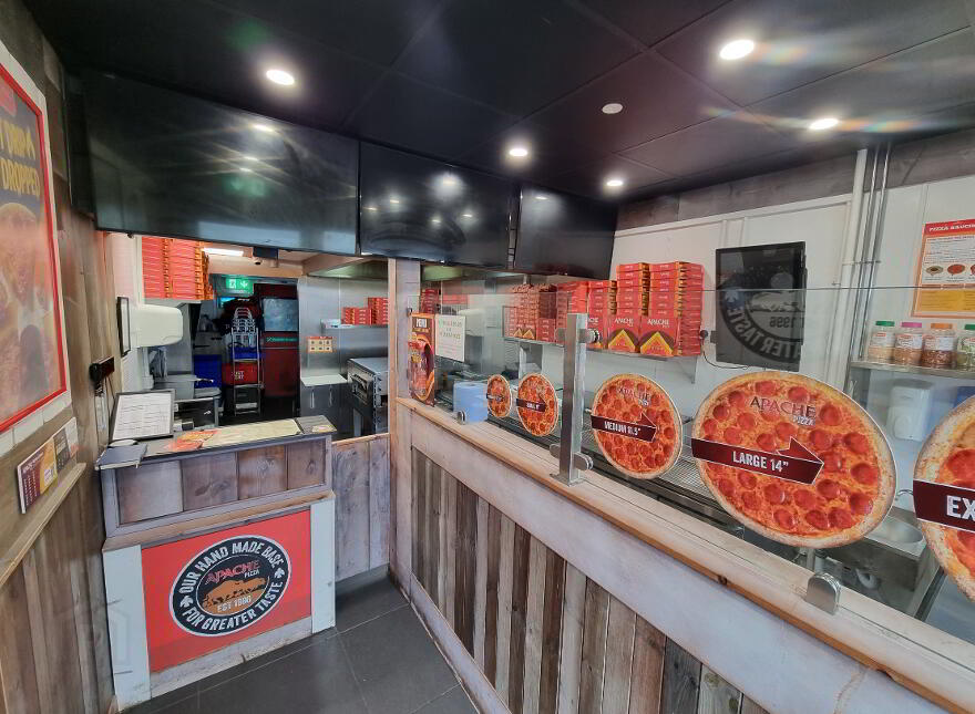 The Chip Yard & Apache Pizza, 556-558 Shore Road, Newtownabbey, BT37 0SJ