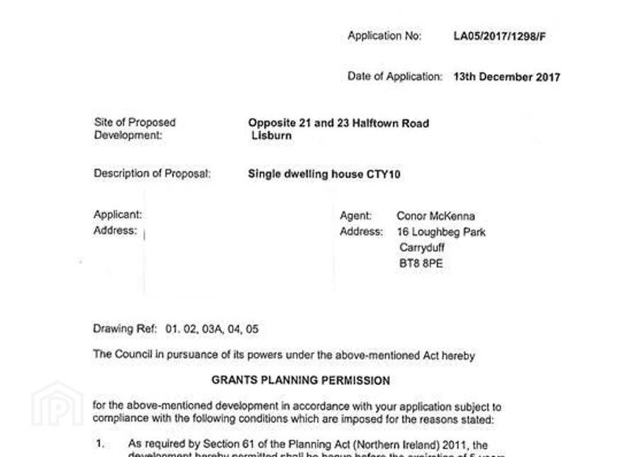 Building Site & Lands Totalling Approx 17 Acres, Near 12 Halftown Road, Lisburn, BT27 5RD