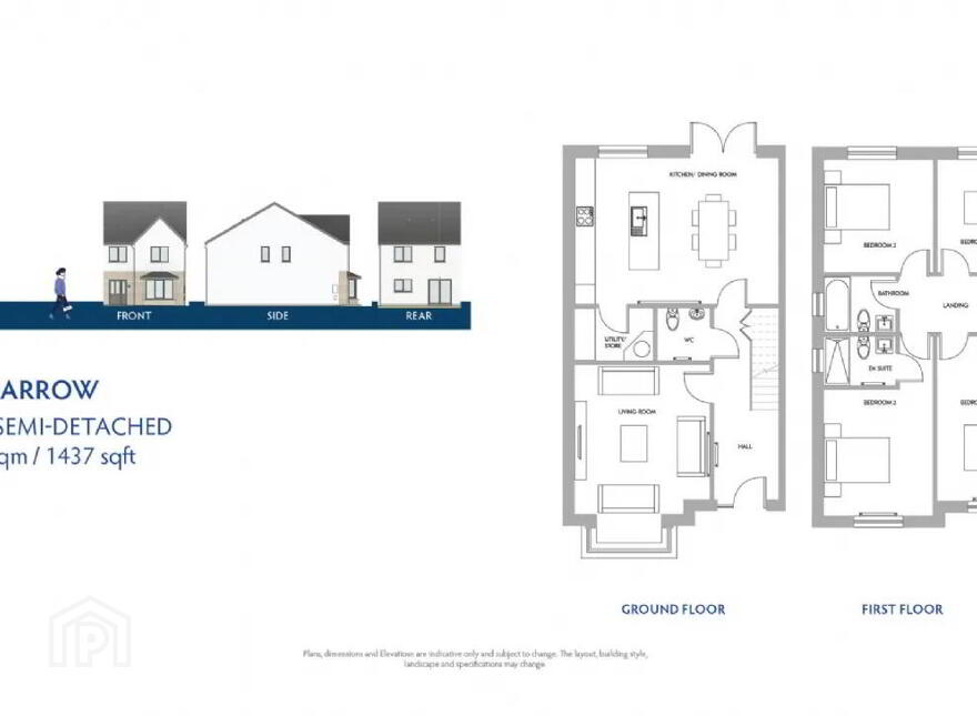 4 Bed Semi Detached, Riverbrook, Abbeylands, Ferrybank, Waterford photo