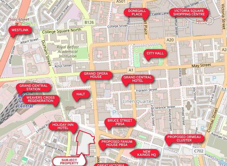 Land At, Hope Street, Belfast, BT12 5EE