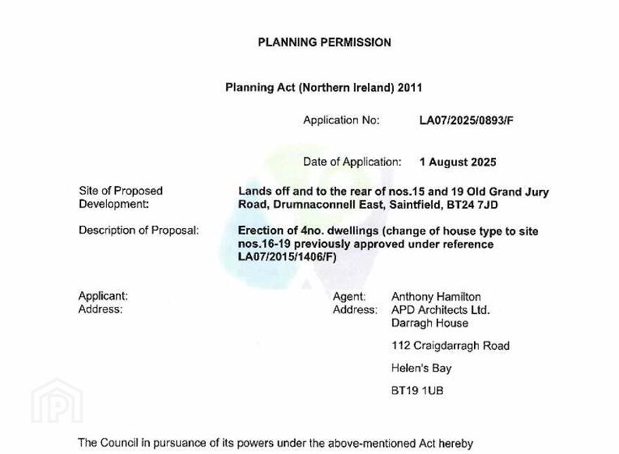 Development Site, @, Grand Jury Lane, Off Old Grand Jury Road, Saintfield, BT24 7FS