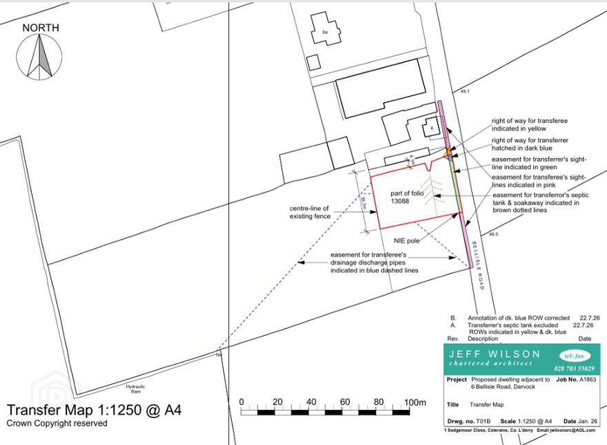 Site Adj To, 6 Bellisle Road, Ballymoney, BT53 8HS
