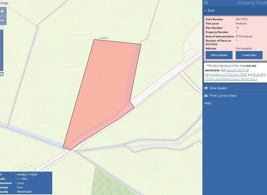 Approx, 1.5 Acre Site, Curry, Castlepollard