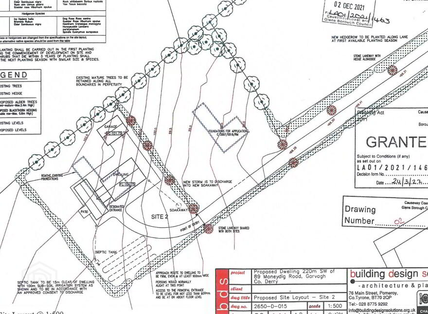 2 Sites , S.w Of, 89 Moneydig Road, Garvagh, Coleraine, BT51 5JW