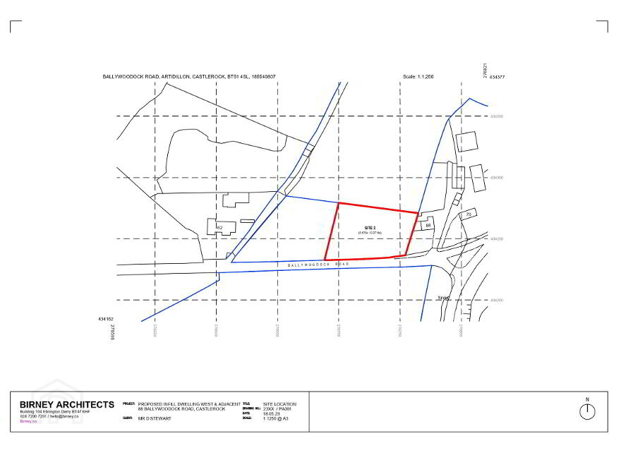 Building Site 25m East Of, 62 Ballywoodock Road, Castlerock, BT51 4SL