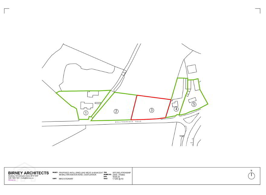 Building Site 25m East Of, 62 Ballywoodock Road, Castlerock, BT51 4SL