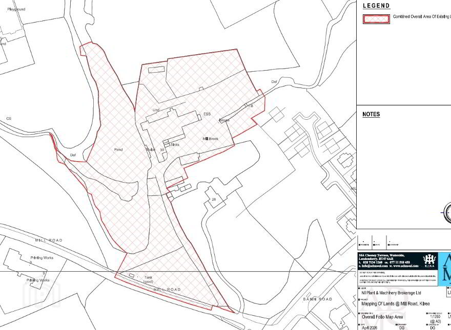 C. 8 Acres Industrial / Residential Lands, Mill Road, Kilrea, BT51 5RP