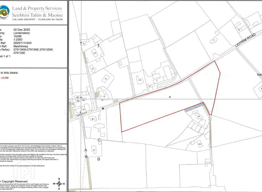 C. 9.9 Acres Of Agricultural Land Situated On, Leitrim Road, Castledawson