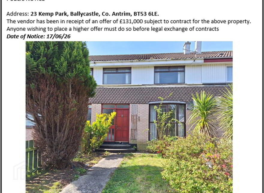 23 Kemp Park, Ballycastle, BT54 6LE