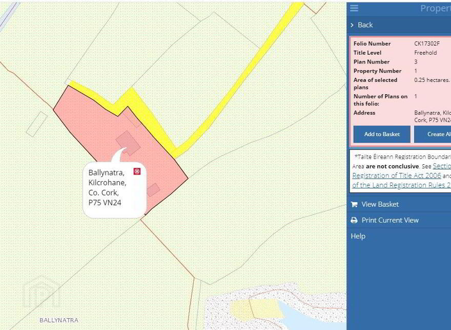 Ballynatra, Kilcrohane, P75VN24
