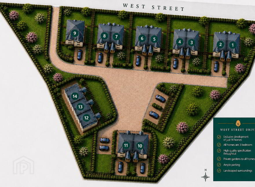 Semi Detached, West Street Court, Stewartstown