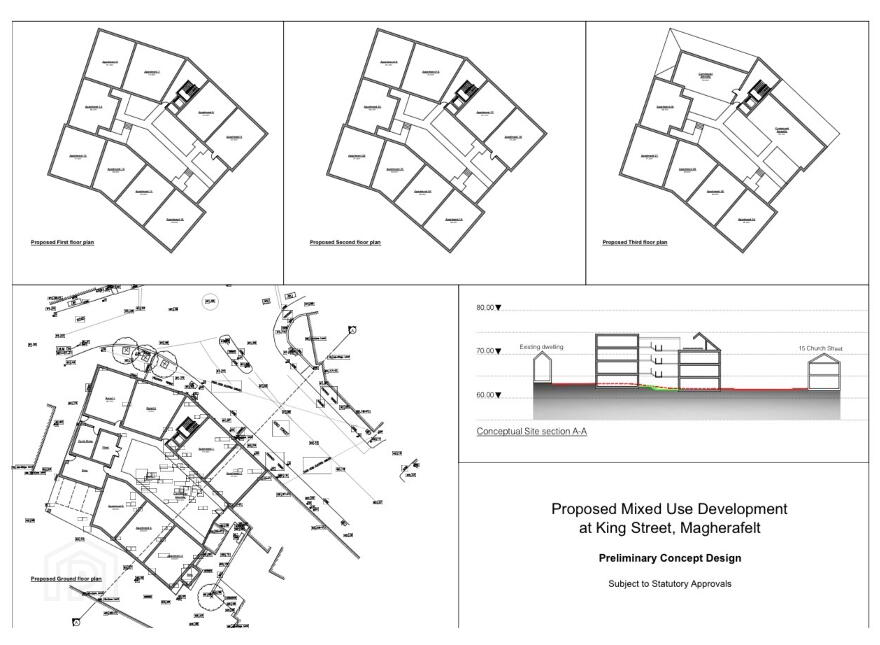Potential Mix Use Development), 9-19 King Street, Magherafelt, BT45 6AR