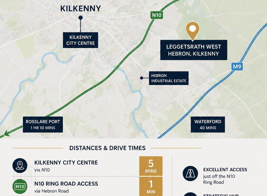 7 X Prime Serviced Commercial Sites, Leggettsrath West, Hebron Industrial Estate