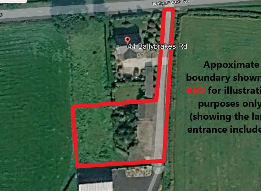 Building Plot Between, 44 And 44A, Ballybrakes Road, Ballymoney, BT53 7PL
