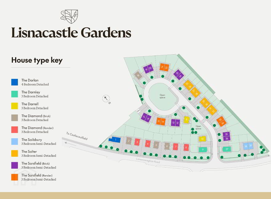 The Diamond, Lisnacastle Gardens, Lisnamonaghan Road, Castlecaulfield, BT70 3FJ