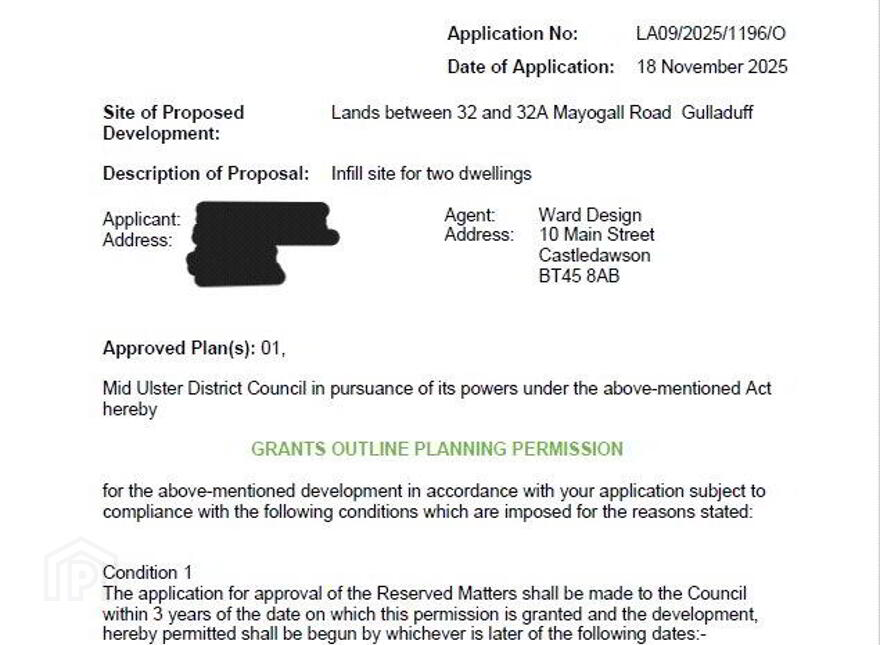 2x Sites With OPP Between, 32 And 32a Mayogall Road Gulladuff, Magherafelt, BT45 8SA
