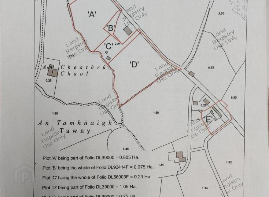 Derelict Cottage, C. 24.66 Acres, Springfield, Tamney, F92H308