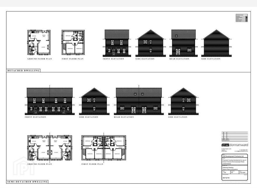 Lands To The Rear Of 1 -, 12 School Terrace, Drumnascamph Road, Lawr...Craigavon, BT63 6DR