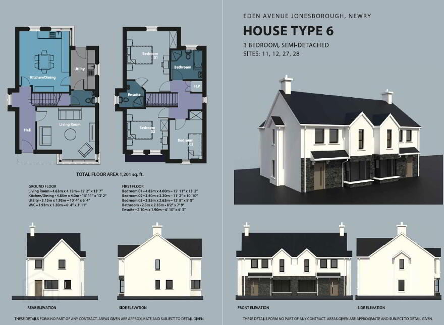 House Type 6, Eden Avenue, Jonesborough, Newry