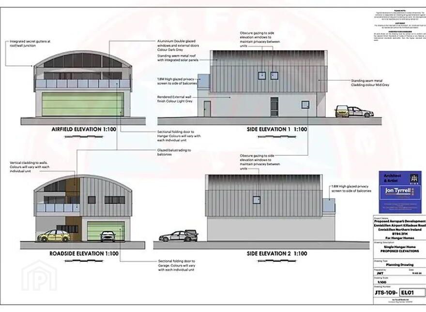 Luxury Hangar Homes, The Enniskillen Aeropark, Killadeas Road, Enniskillen, BT94 2FH