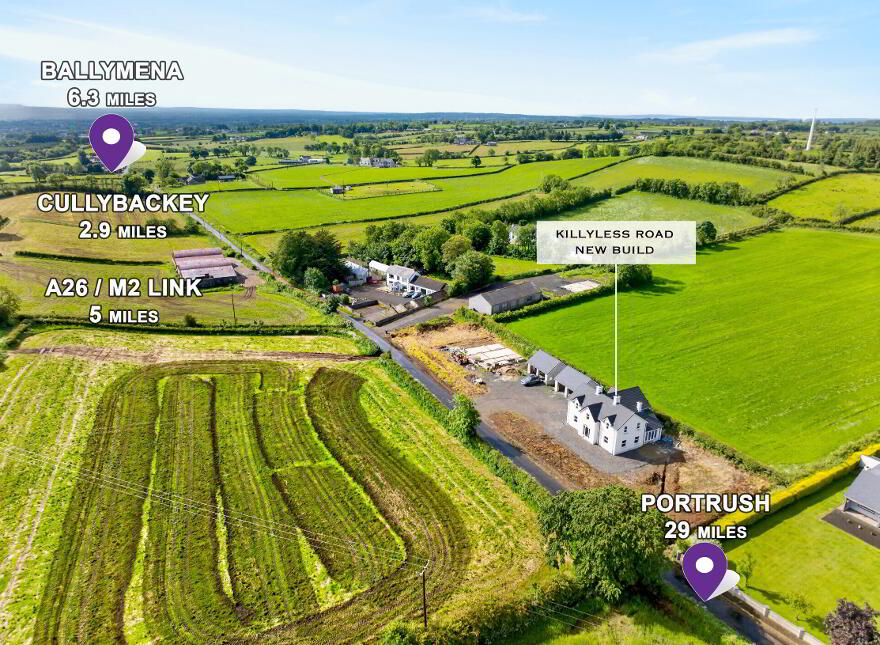 New Build At 43a & 43b, Killyless Road, Cullybackey, Ballymena, BT42 1HD