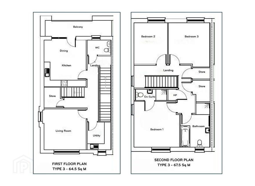 3 Bed Duplex, Bellfield Drive, Bellfield, Dublin Road, Dundalk