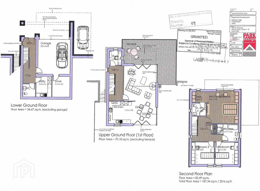 Site 9 (With FPP) , Pebble Lodge, 15 Coast Road, Drains Bay, Larne, BT40 1UY