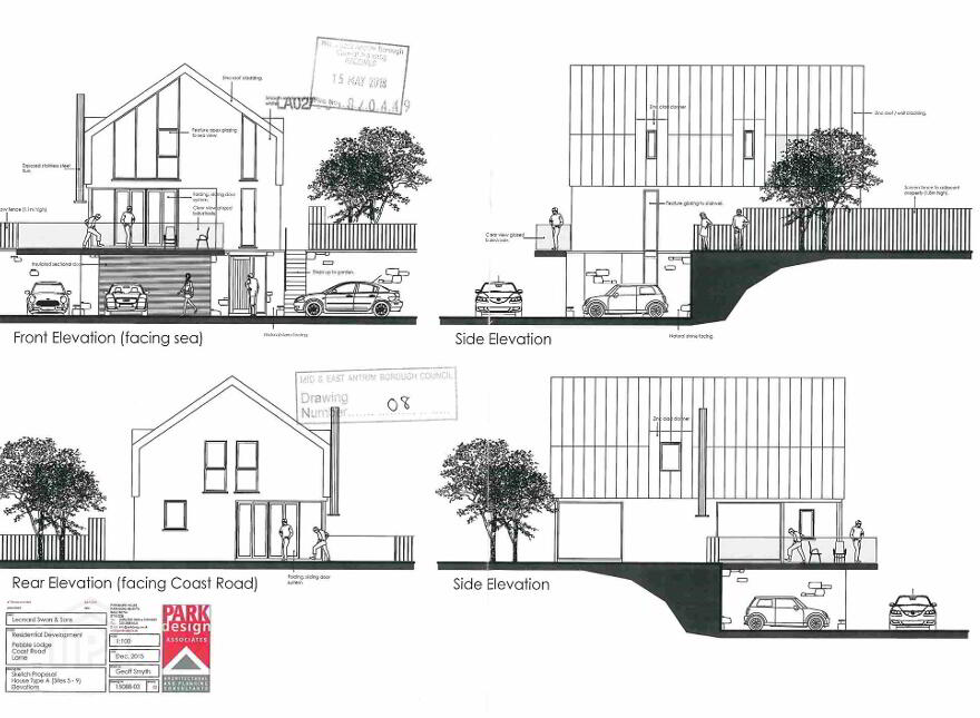 Site 9 (With FPP) , Pebble Lodge, 15 Coast Road, Drains Bay, Larne, BT40 1UY