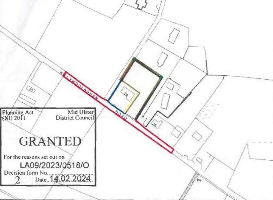 40m North Of, 24 Killywoolghan Road, Ardboe, Dungannon, BT71 5AS