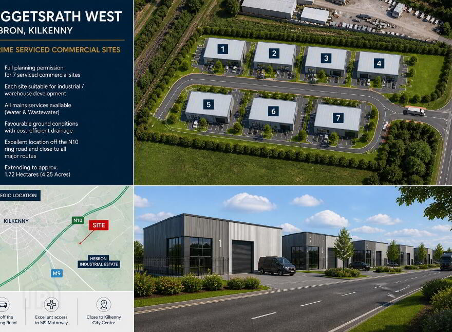 7 X Prime Serviced Commercial Sites, Leggettsrath West, Kilkenny photo