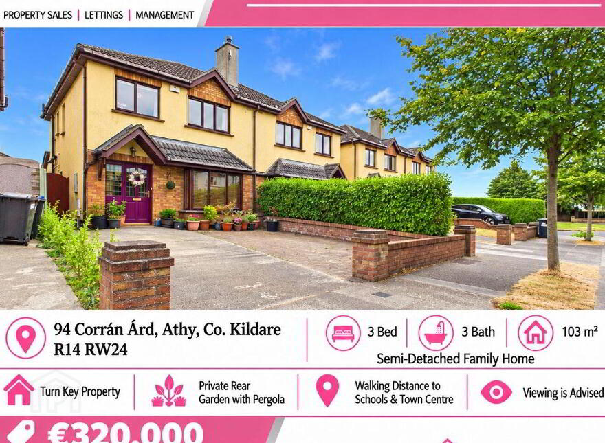 94 Corrán Árd, Athy, R14RW24