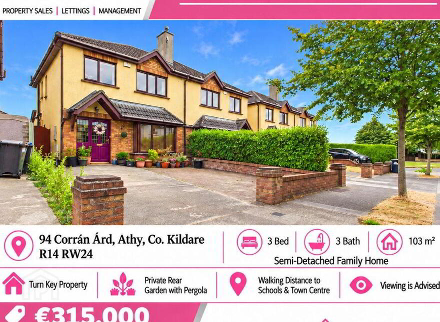 94 Corrán Árd, Athy, R14RW24