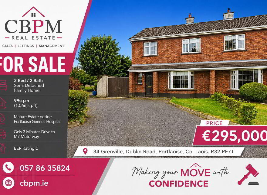 34 Grenville, Dublin Road, Portlaoise, R32PF7T