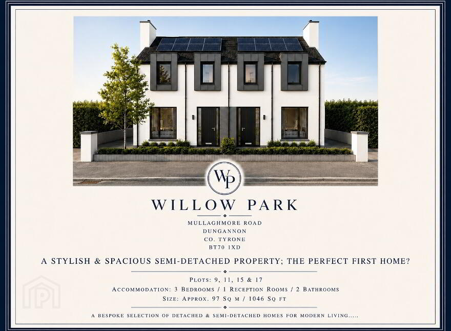 Semi-Detached, Willow Park, Mullaghmore Road, Dungannon, BT70 1XD