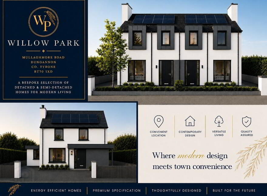 Semi-Detached, Willow Park, Mullaghmore Road, Dungannon, BT70 1XD