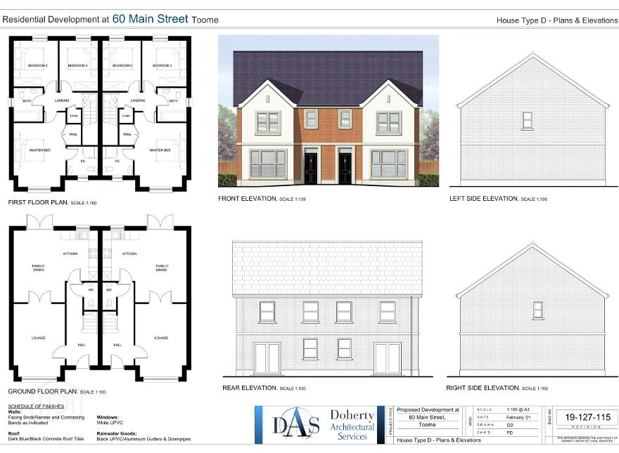 Semi Detached B, The Orchard, The Orchard, Toomebridge