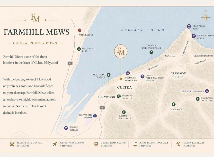 Ardreagh House, 1 Farmhill Mews, Farmhill Road, Cultra, Holywood, BT18 0AD
