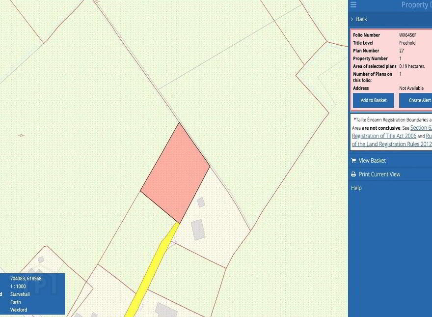 C. 0.47 Acre Site At Starvehall, Coolballow, Wexford Town, Y35E1N0
