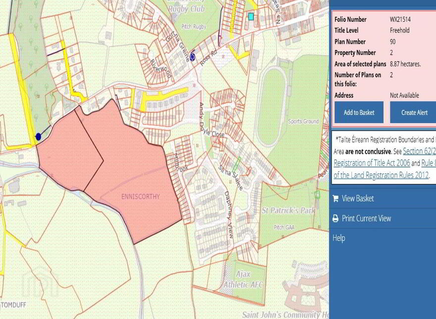 C. 8.7 Hectares / 21, 9 Acres At Carley' S Bridge, Enniscorthy